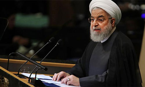 Macron y Rohani critican política exterior de Estados Unidos